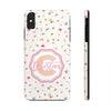 Personalized Floral Tough Phone Case - Custom Name Design - PC030