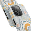 Custom Monogram Phone Cases With Floral Design - PC003