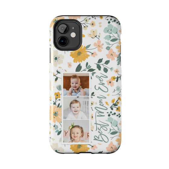 Floral Photo Phone Case - Best Mom Ever - PC010