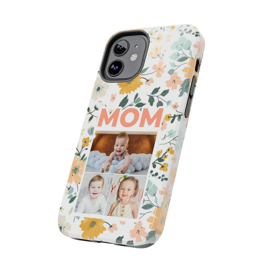 Customized Floral Photo Tough Phone Case for Mom - PC009