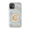 Custom Monogram Phone Cases With Floral Design - PC003