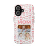 Personalized Mom Photo Collage Phone Case - Bow Design -PC015