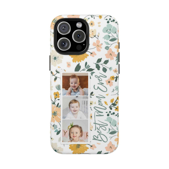 Floral Photo Phone Case - Best Mom Ever - PC010
