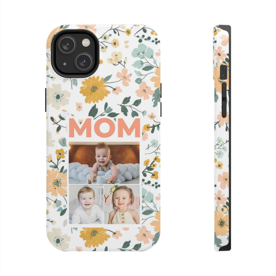 Customized Floral Photo Tough Phone Case for Mom - PC009