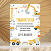 Editable Construction Birthday Party Package C001