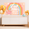 EDITABLE Five Is A Vibe Birthday Backdrop G205