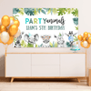 Editable Party Animals Custom Birthday Backdrop S105