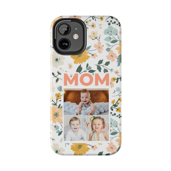 Customized Floral Photo Tough Phone Case for Mom - PC009