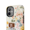 Personalized Floral Tough Phone Case - Best Mom Ever - PC012