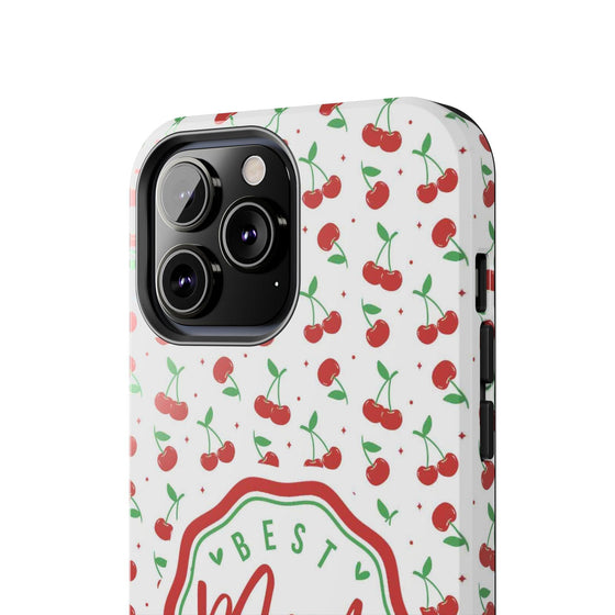 Best Mom Ever Cherry Pattern Tough Phone Case - PC022