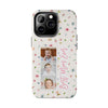 Floral Best Mom Ever Phone Case - Personalizable Tough Cases for Moms - PC028