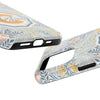 Custom Monogram Phone Cases With Floral Design - PC003