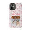 Personalized Mom Photo Collage Phone Case - Bow Design -PC015