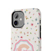 Personalized Floral Tough Phone Case - Custom Name Design - PC030