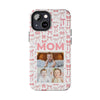 Personalized Mom Photo Collage Phone Case - Bow Design -PC015