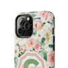 Personalized Floral Phone Case - Custom Tough Case with Name - PC025