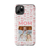 Personalized Mom Photo Collage Phone Case - Bow Design -PC015