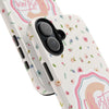 Personalized Floral Tough Phone Case - Custom Name Design - PC030