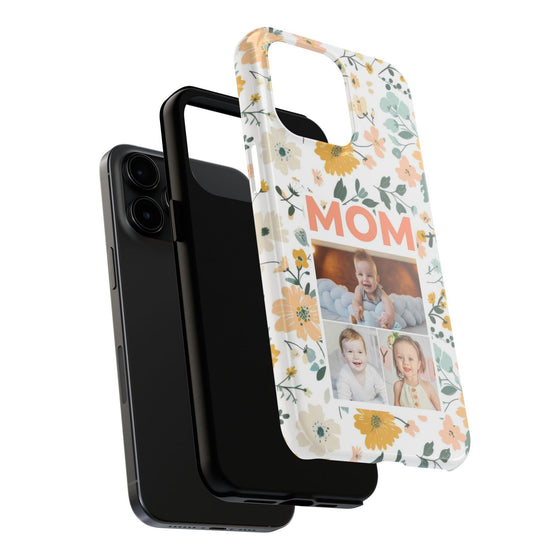 Customized Floral Photo Tough Phone Case for Mom - PC009