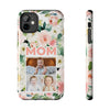 Floral Mom Phone Case with Custom Photo Slots - Perfect Gift for Mother's Day - PC023