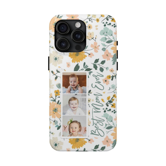 Floral Photo Phone Case - Best Mom Ever - PC010