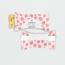  Editable Strawberry Rice Treat Wrappers BF03