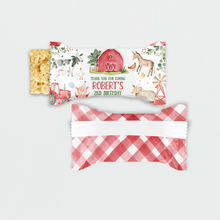  Editable Birthday Rice Treat Wrappers Farm F101