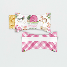  Editable Birthday Rice Treat Wrappers Farm F102