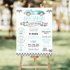 Editable TWO Fast Birthday Milestone Poster R102