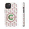 Personalized Cherry Tough Phone Case – Custom Name Design - PC021