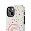 Personalized Floral Tough Phone Case - Custom Name Design - PC030