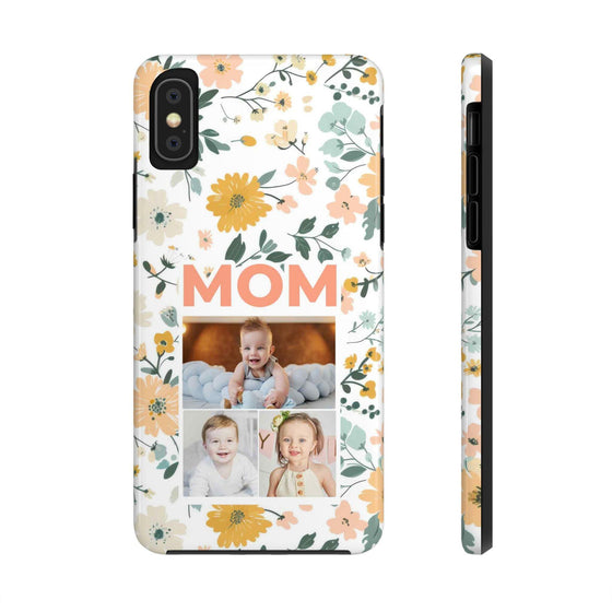 Customized Floral Photo Tough Phone Case for Mom - PC009