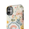 Personalized Floral Tough Phone Case - Customized with Name | Durable Protection - PC013