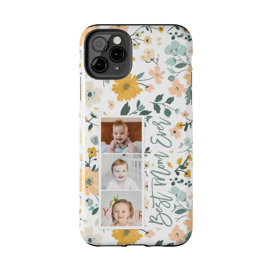 Floral Photo Phone Case - Best Mom Ever - PC010