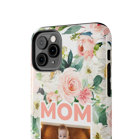 Floral Mom Phone Case with Custom Photo Slots - Perfect Gift for Mother's Day - PC023