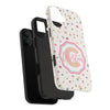 Personalized Floral Tough Phone Case - Custom Name Design - PC030