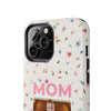 Floral Mom Photo Tough Phone Case - Durable Protection for Loving Mothers - PC027