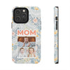 Custom Photo Collage iPhone Case for Mom - Floral Design - PC001