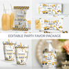 Editable Construction Party Favor Package C001
