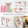 Editable Farm Party Favors Package F102