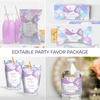 Editable Under The Sea Party Favors Package M304