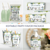 Editable Party Animals Birthday Party Favor Package S105