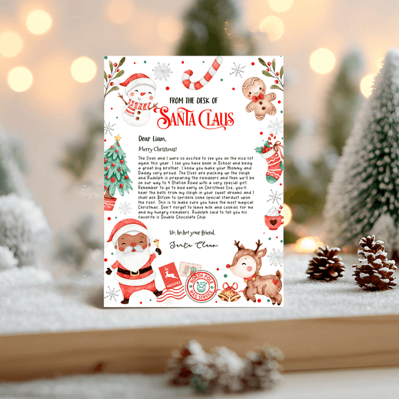 Editable Letter From Santa SL112