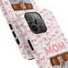 Personalized Mom Photo Collage Phone Case - Bow Design -PC015
