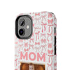 Personalized Mom Photo Collage Phone Case - Bow Design -PC015