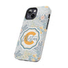 Custom Monogram Phone Cases With Floral Design - PC003