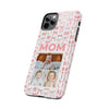 Personalized Mom Photo Collage Phone Case - Bow Design -PC015