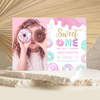 Editable Sweet One Birthday Invitation D001