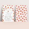 Editable Strawberry Shower Baby Shower Invitation BS02