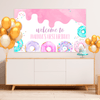 Editable Sweet One Birthday Backdrop D001